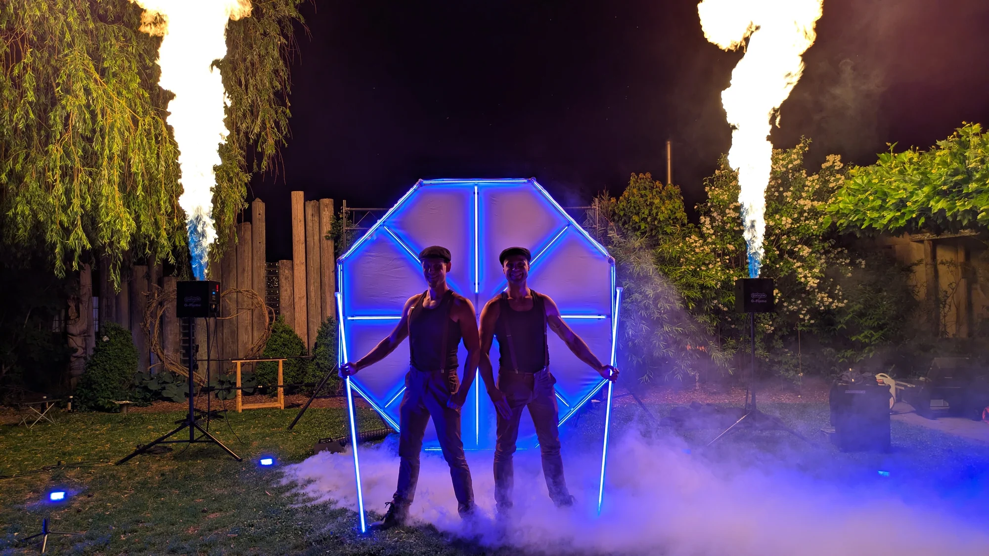 Feuershow zur Firmenfeier mit Prometheus